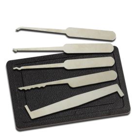 5 Piece Lockpick Tool Set with Case Lock Picking Kit